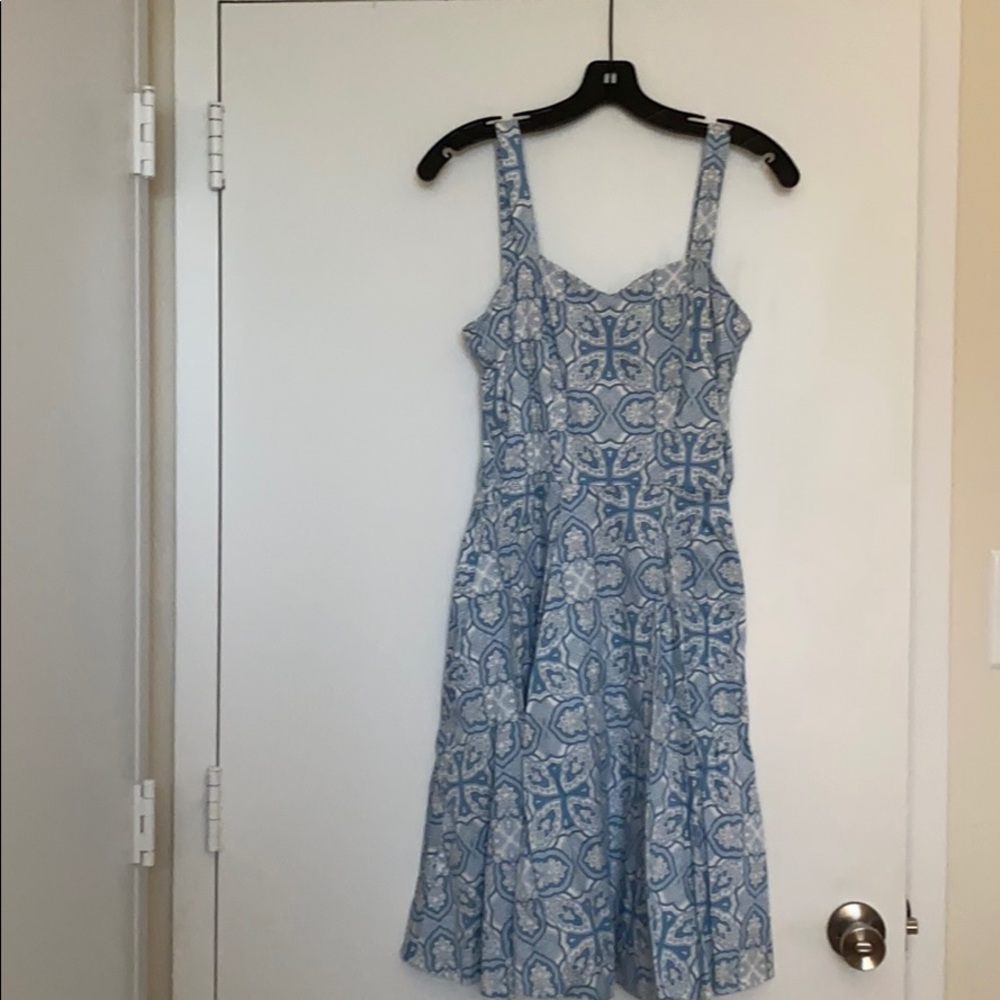 Blue dress